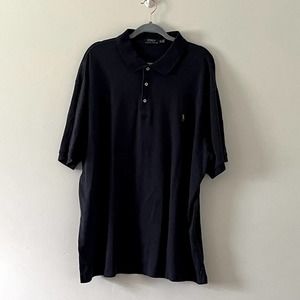 Polo Ralph Lauren Men's 2XL Navy Pullover Short Sleeve Shirt